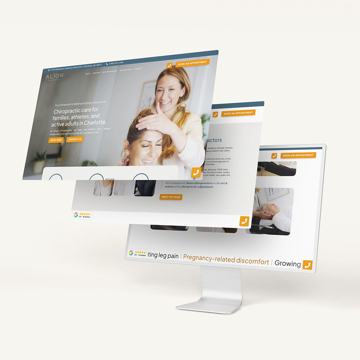 Kirografiks website design for Align Chiropractic